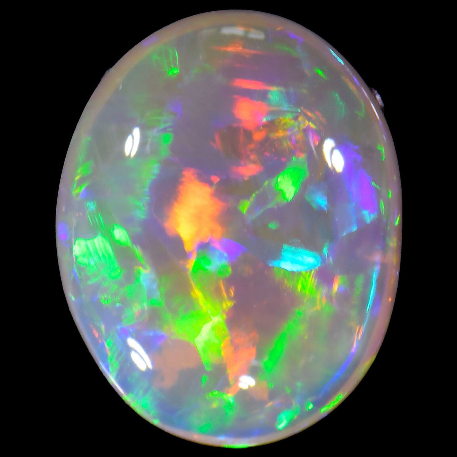 Bright Multi Color Fire Crystal Opal 1.9 ct
