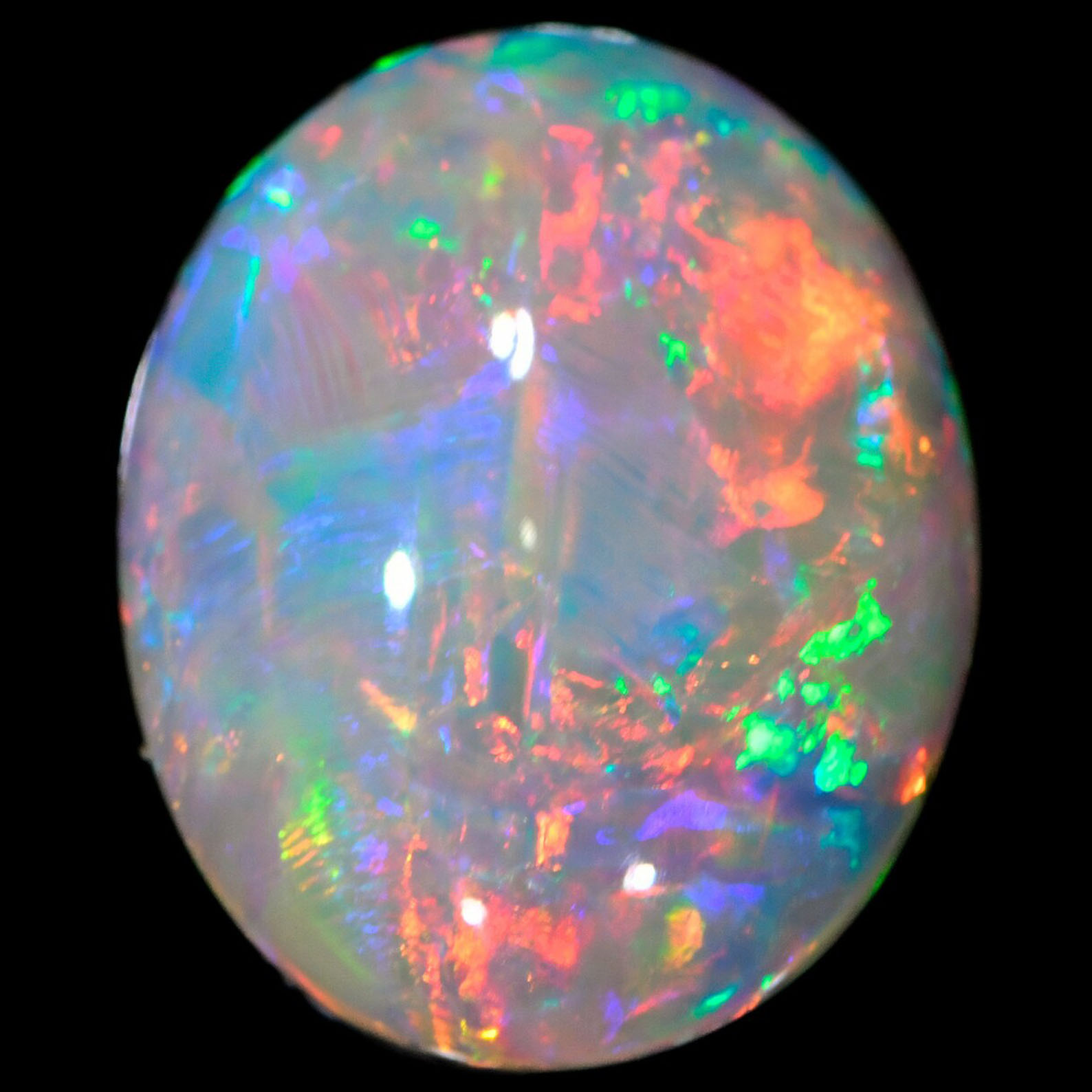 Color Australian White Opal 1.9 ct