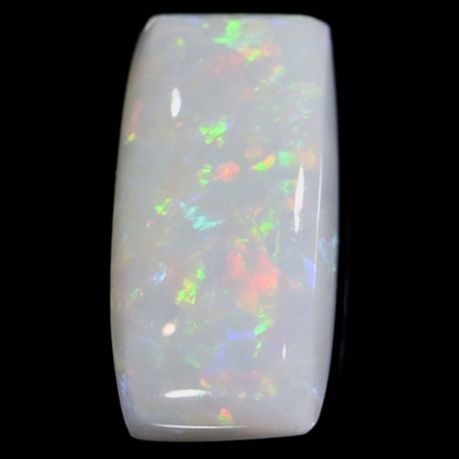 Rainbow Rectangle White Opal 1.73 ct