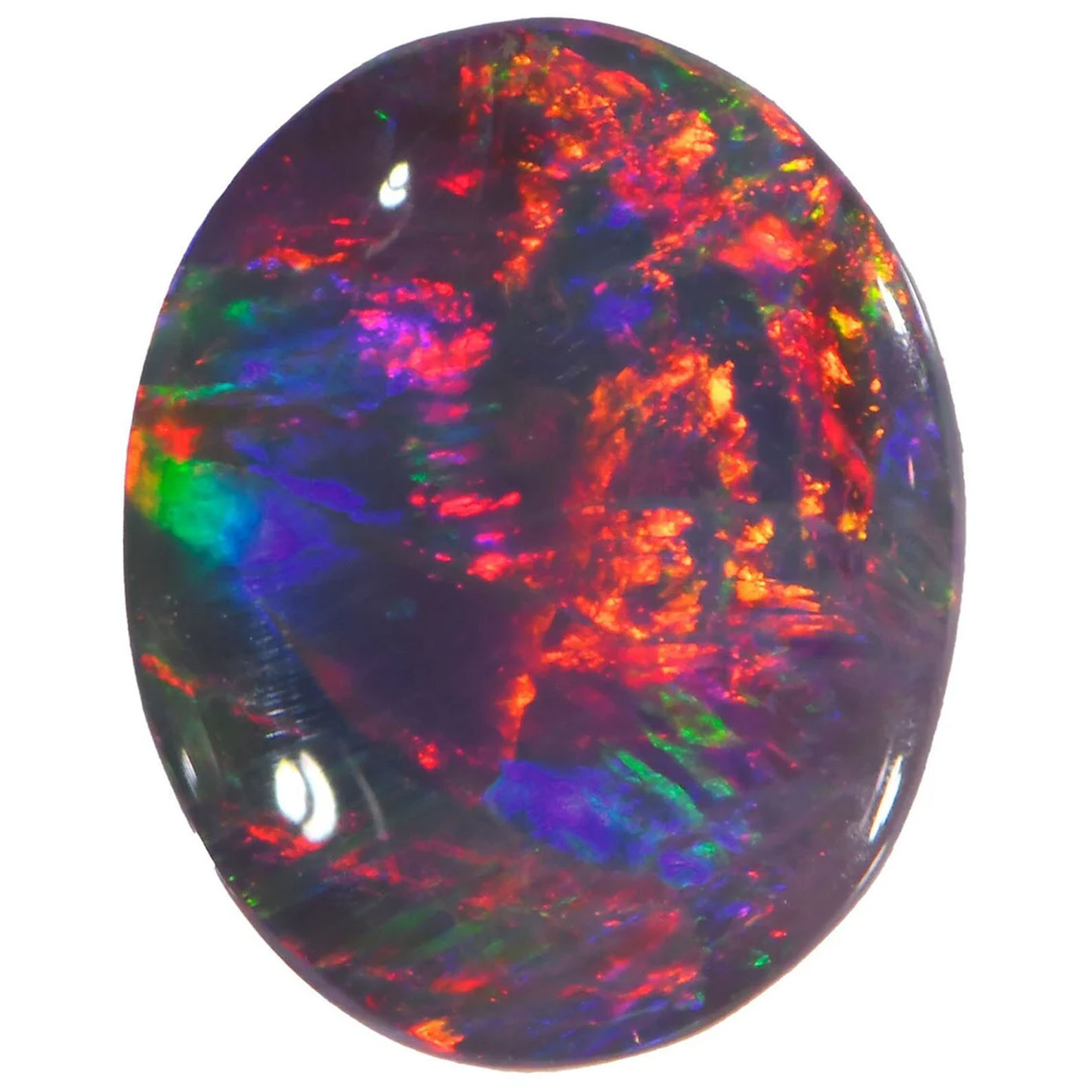 Multi Color Black Opal 0.87 ct