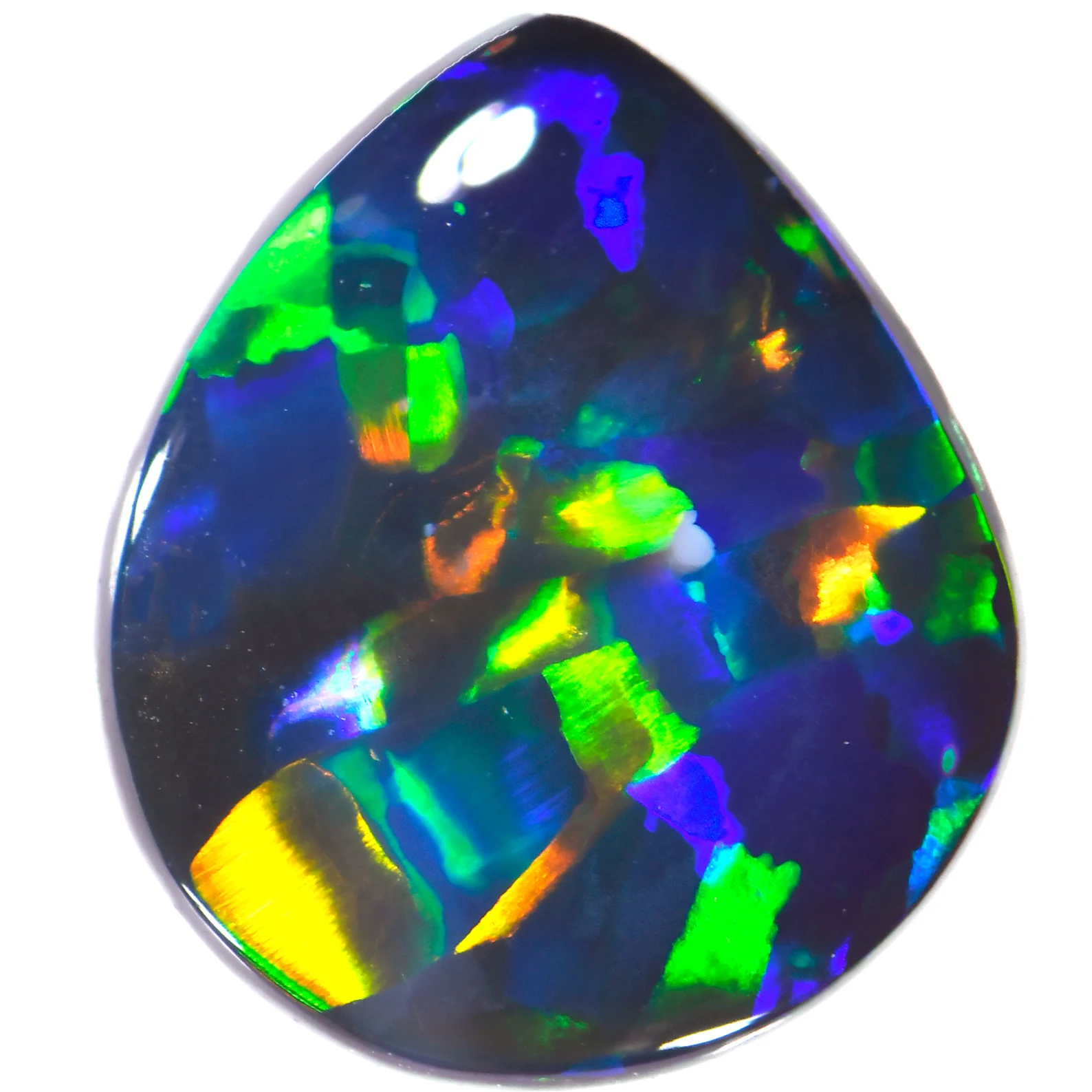 Harlequin Black Opal 0.92 ct